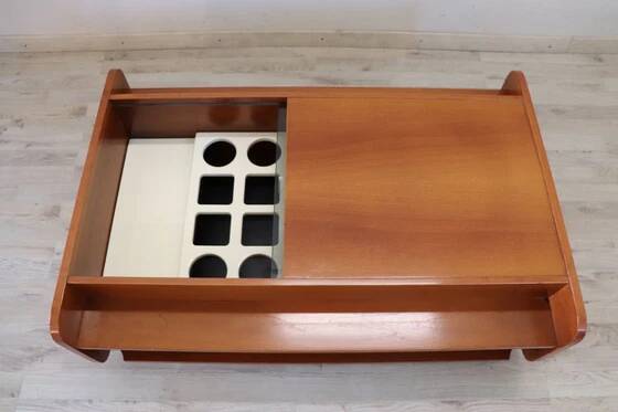 Table basse avec compartiment bar, Italie années 1970