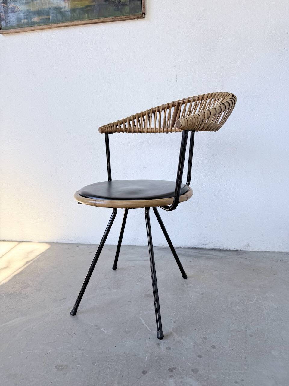 Rattan chair Dirk Van Sliedregt