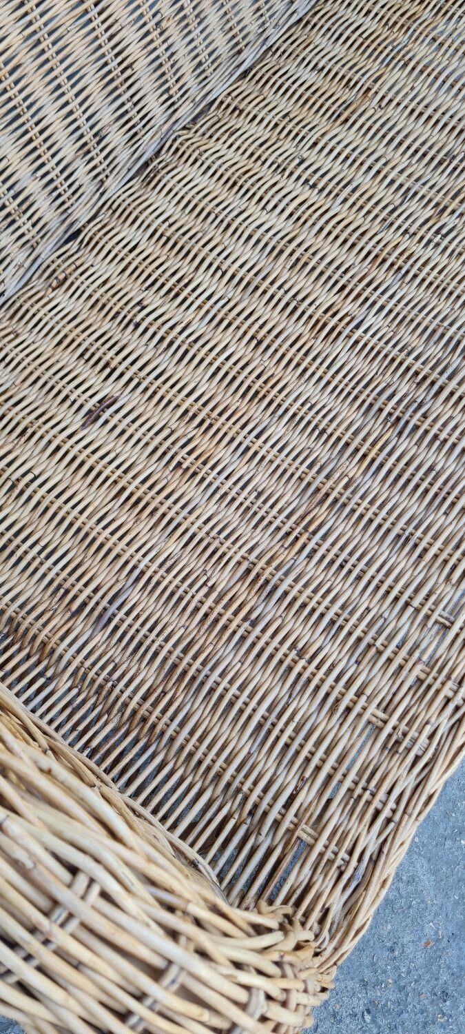 Rattan and wicker sofa 1960