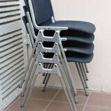 Series of 4 chairs DSC 106 Castelli by Piretti 1972