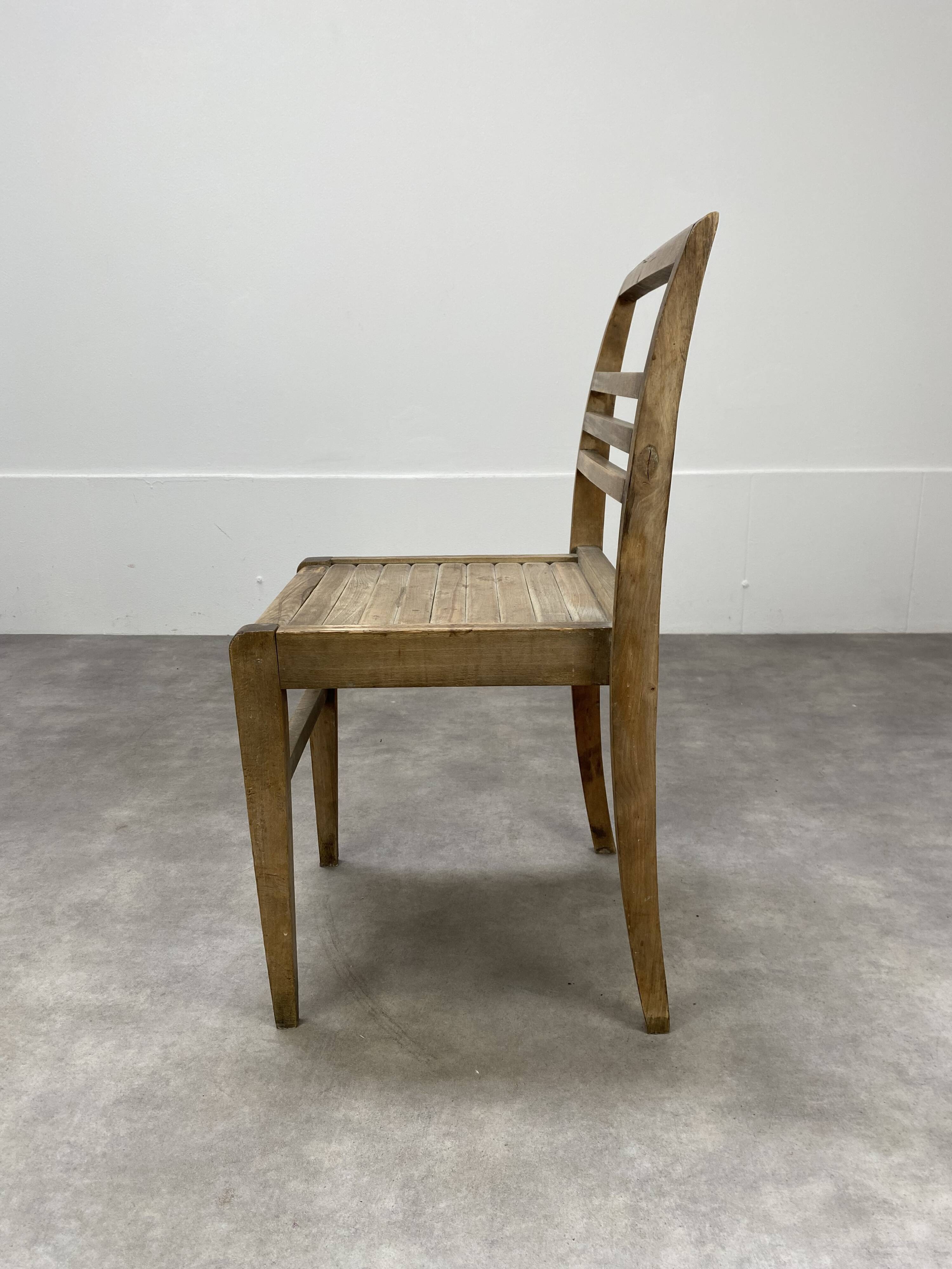 Chair René Gabriel design Reconstruction 50s