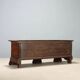 Baroque antique chest in carved walnut, Italy, 18th century.