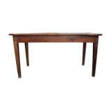 Oak farm table with 2 drawers