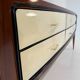 1950s Parchment and Walnut Chest of Drawers Attr. Paolo Buffa