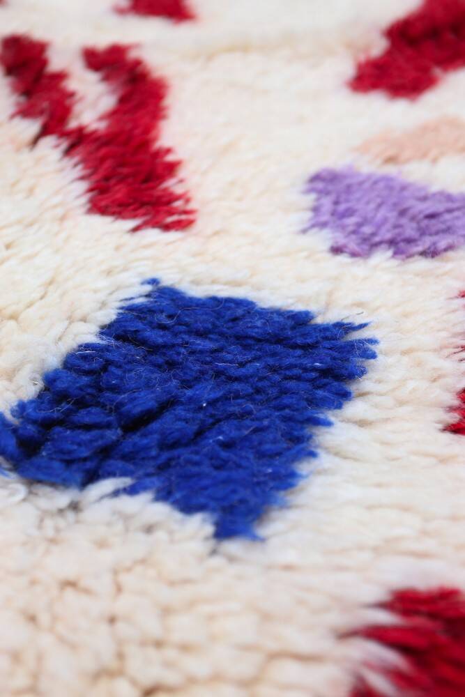 Tapis berbère coloré rond taille 150cm