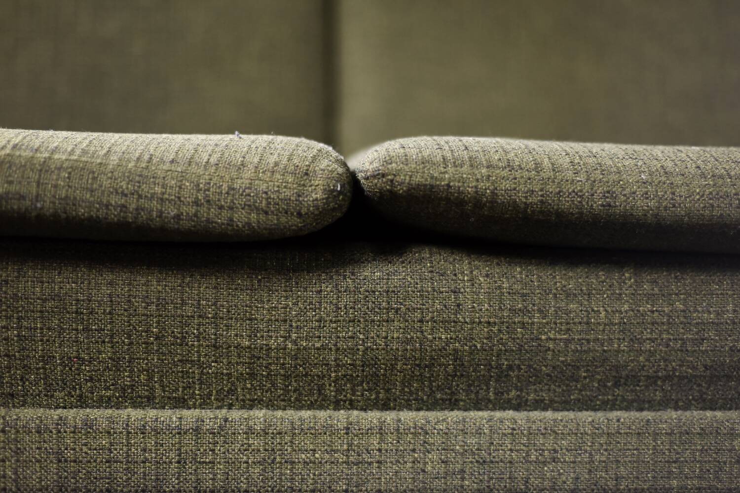 Vintage Danish Mid-Century Modern Green 3-Seater Sofa by Folke Ohlsson