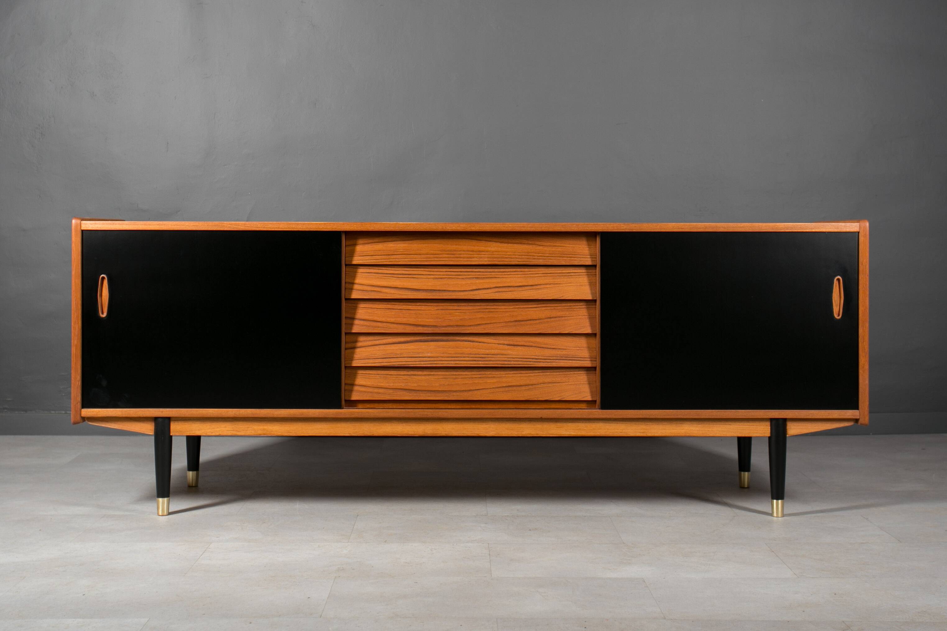 Teak sideboard by Nils Jonsson for PS Heggen, Scandinavian modern, 1960s