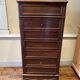 Secretary semainier in mahogany veneer