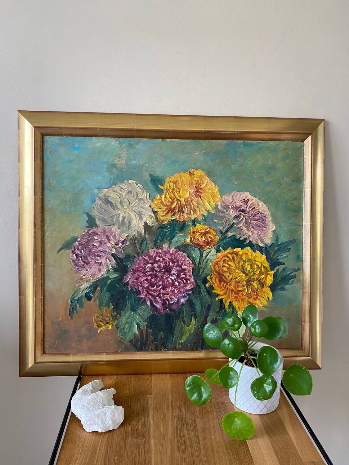 Flower bouquet painting