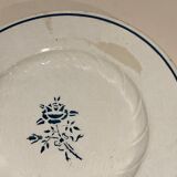 9 assiettes anciennes Longwy, 1930