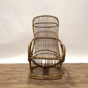 Fauteuil en rotin années 60