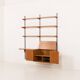 Kai Kristiansen home office shelving unit in teak for FM Mobler, 1960s