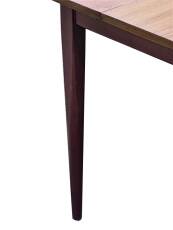 Vintage Scandinavian extendable dining table in teak from the 1950s.