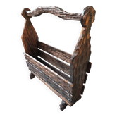 Brutalist magazine rack