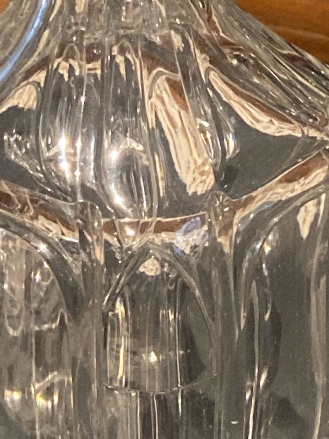 Small whisky crystal carafe