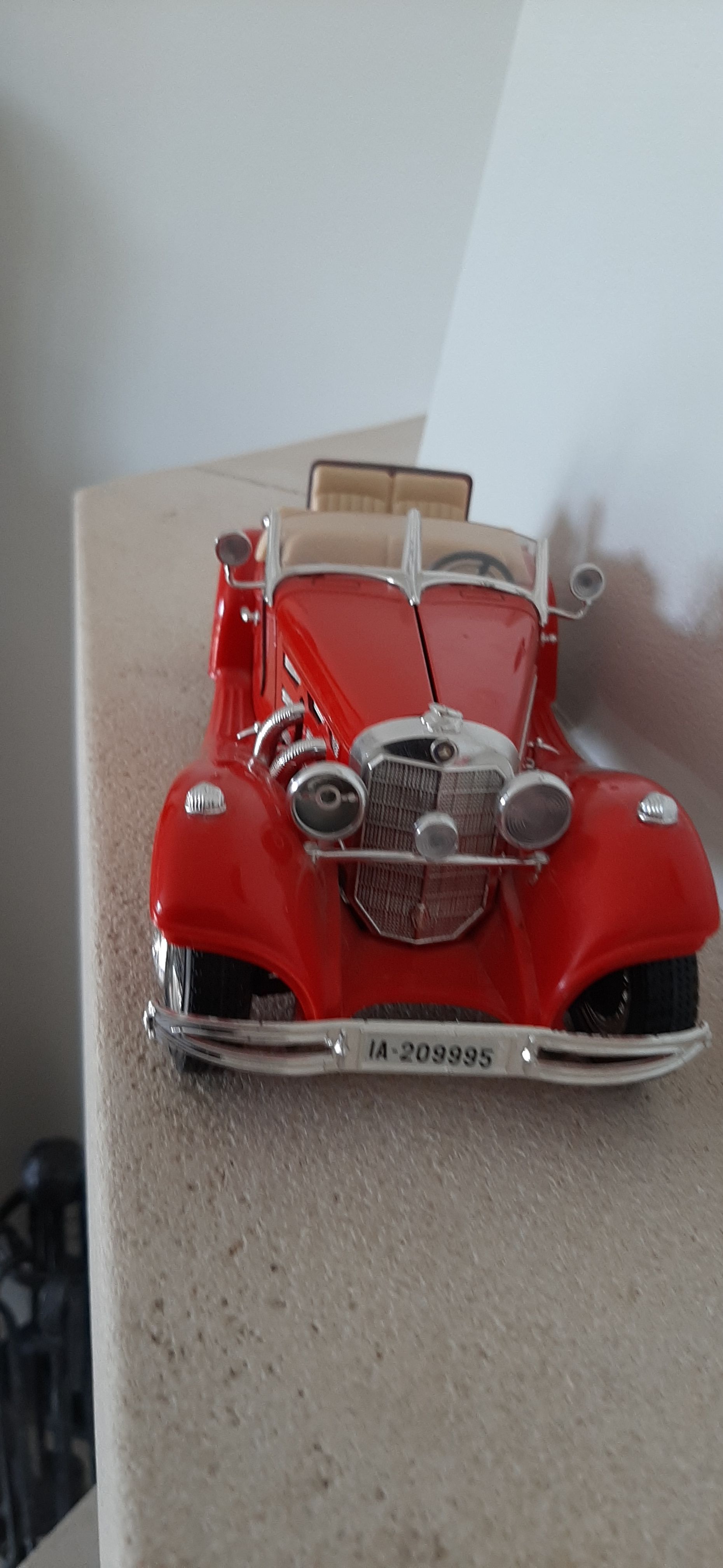 Modèle Réduit Mercedes 500 K Roadster 1936 Burago échelle 1/20 - Occasion état TBE, Fabrication France