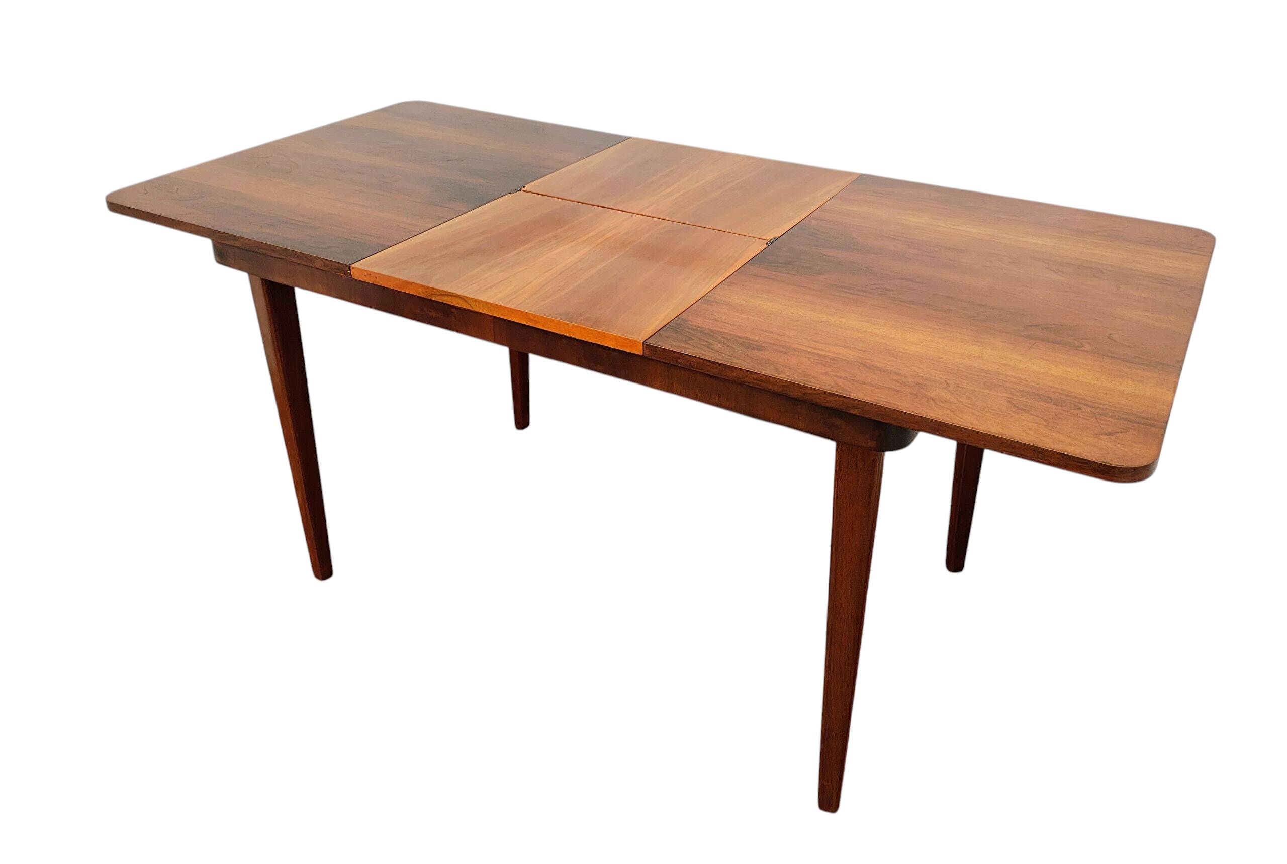 Czechoslovakian Extendable Table by Jindřich Halabala for UP Závody, 1950s