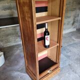 Vintage oak curtain cabinet