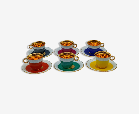 6 tasses à café Limoges