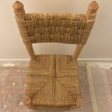 Bohemian chair wood and rope