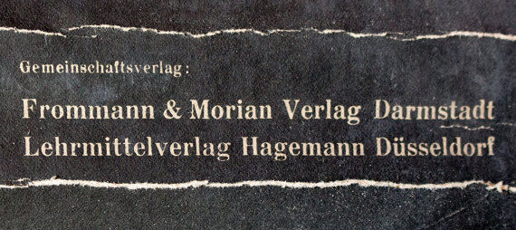 Graphic poster "Chimp" from Jung-Koch-Quentell 1923