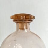 1950s pink glass carafes