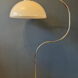 Space age snake floor lamp