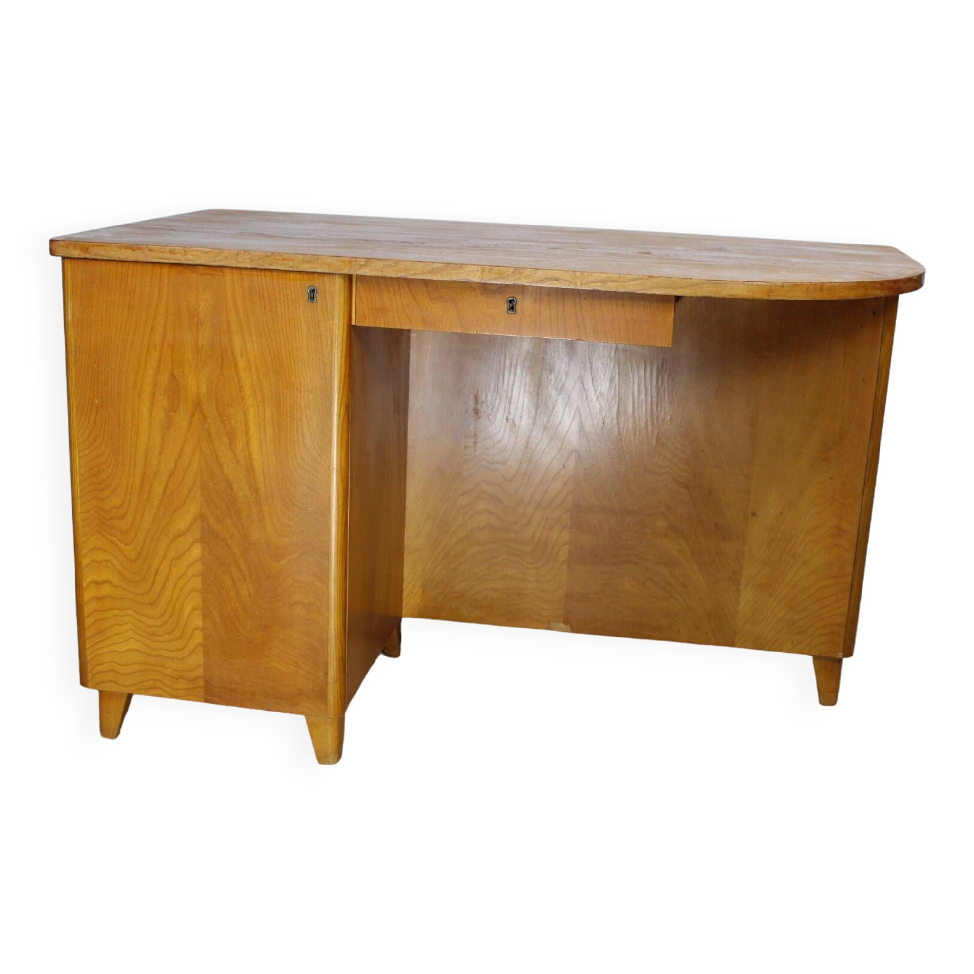 Bureau double face vintage en teck 1960 danemark