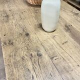 oak farmhouse table - 2 drawers