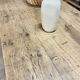 oak farmhouse table - 2 drawers