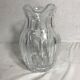 Former pitcher ewer molded crystal polished jug vintage