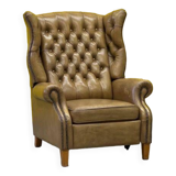 Vintage Handmade Chesterfield Recliner Armchair