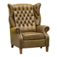 Vintage Handmade Chesterfield Recliner Armchair