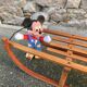 Vintage sled Christmas decoration