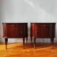 Paire de tables de chevets Italiennes 1956