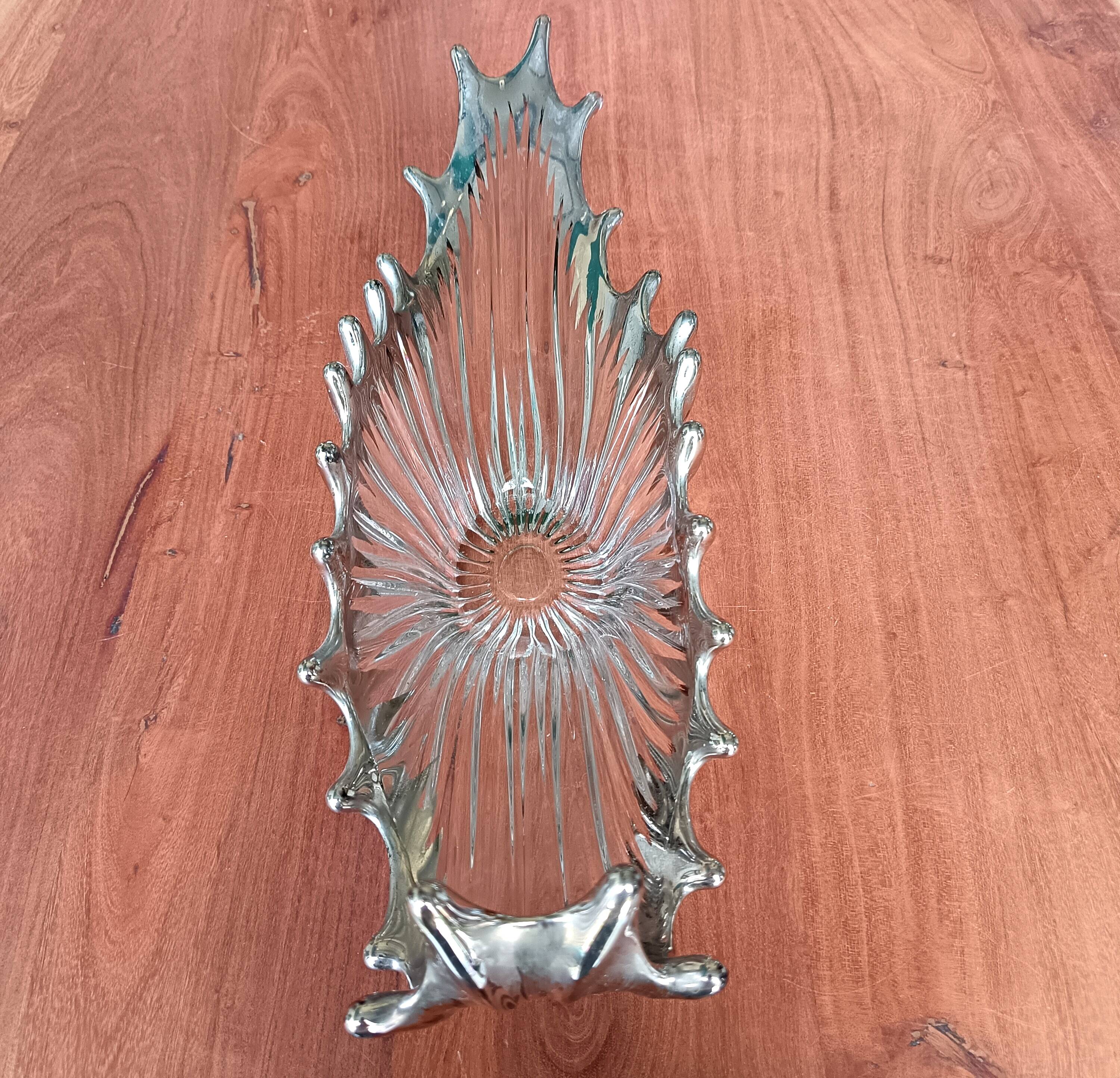 Vintage silver fruit bowl, bayel style, silver