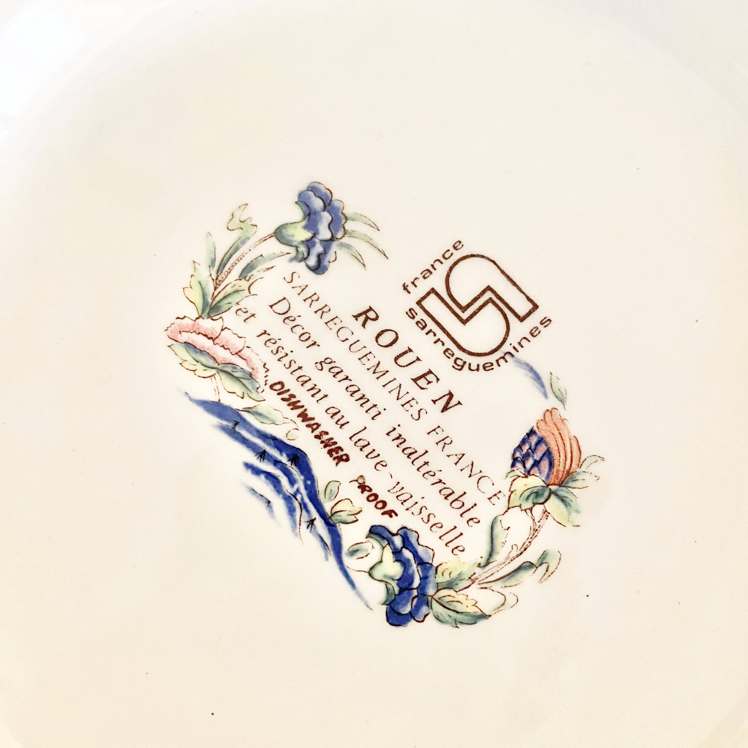 Old tureen Sarreguemines (Rouen)