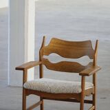 Henning Kjærnulf, Lounge Chairs "Razorblade", Danish design from the mid-century, 1960s.