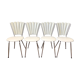 Lot of 4 petal chairs