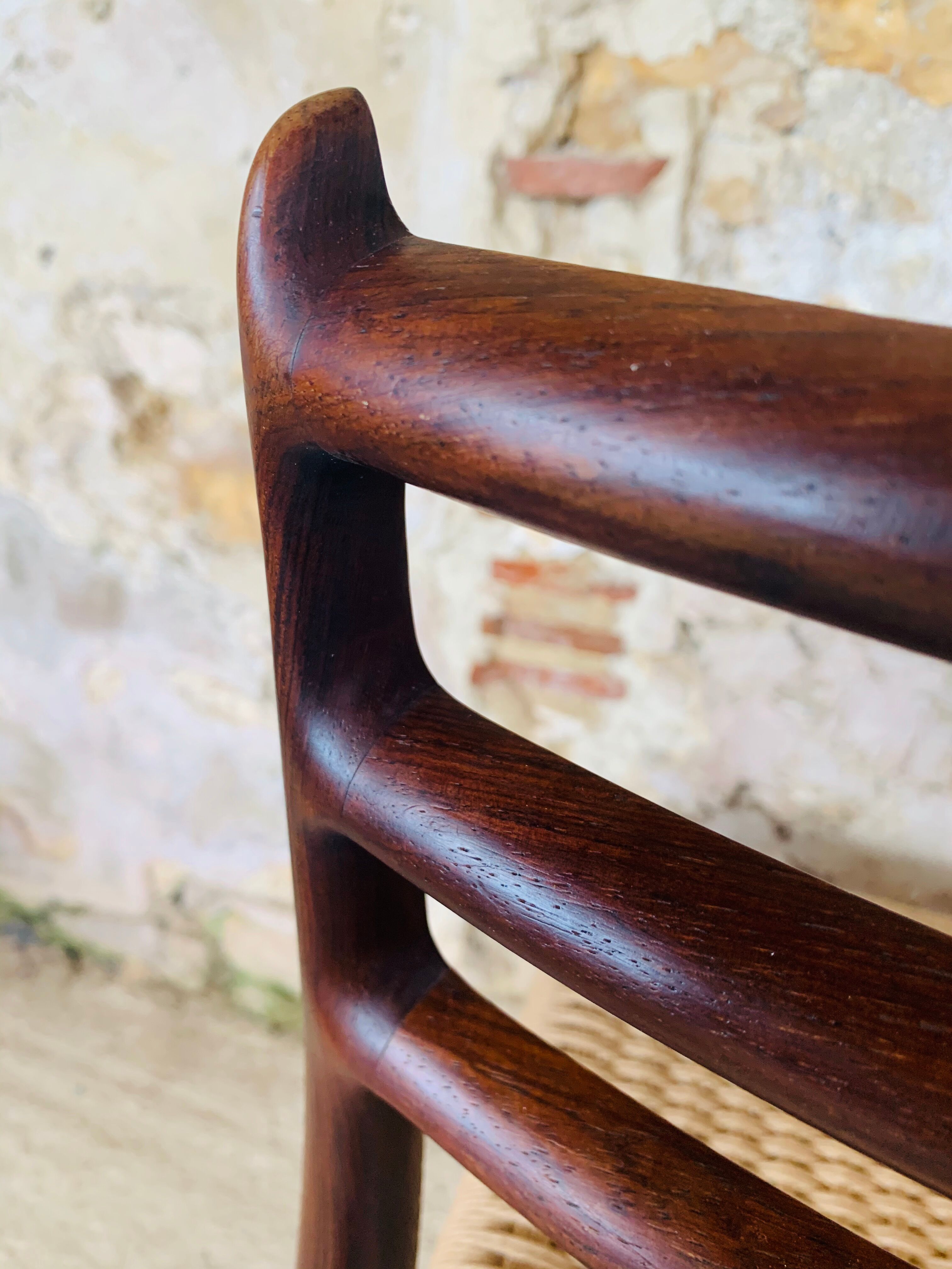 First edition rosewood model 78 dining chairs by Niels Moller, 1962-1970, Set of 6.