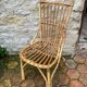 Set of 10 vintage rattan chairs