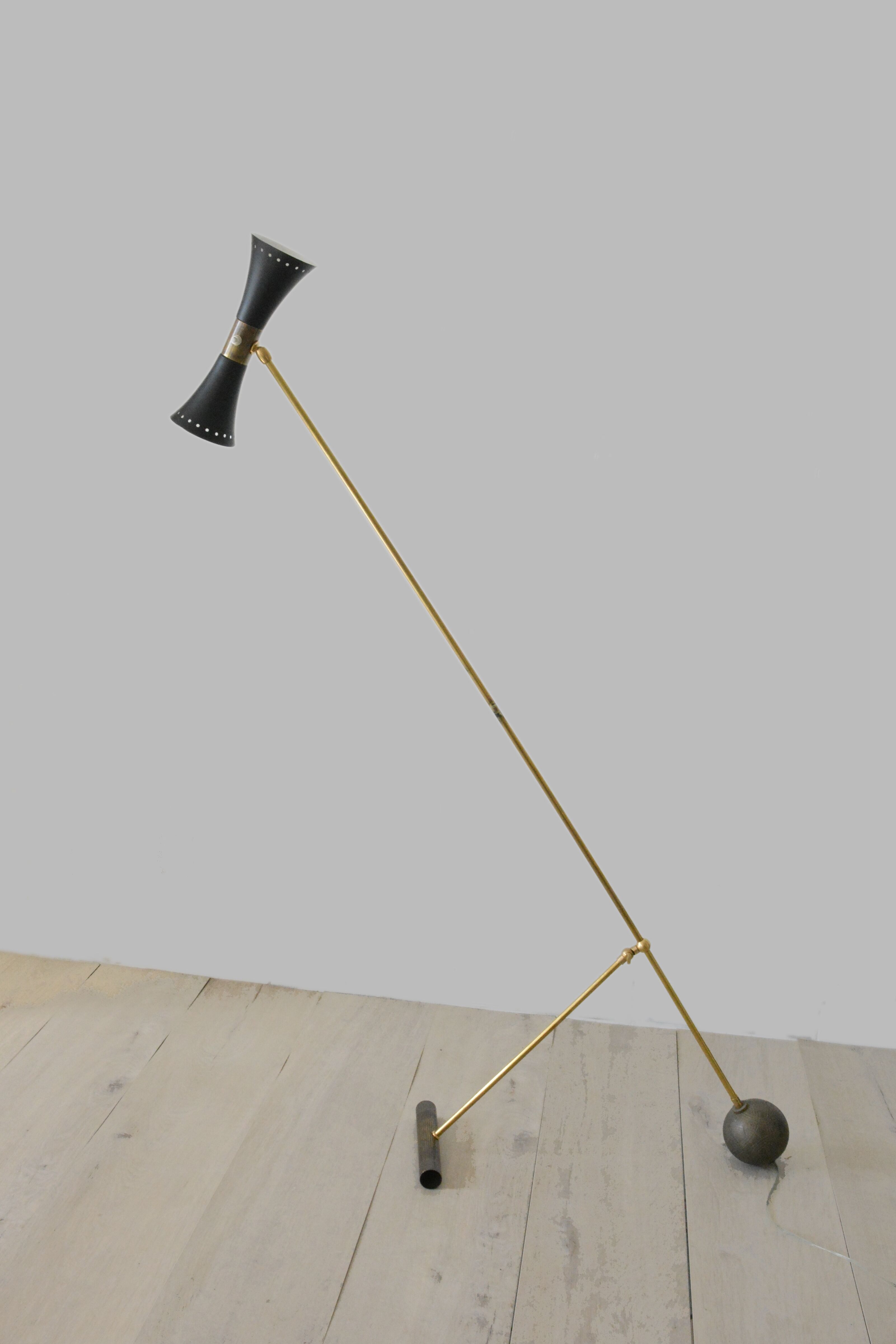 Italian counterbalance floor lamp