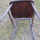 Scandinavian style chair from the 50s with gray patina
