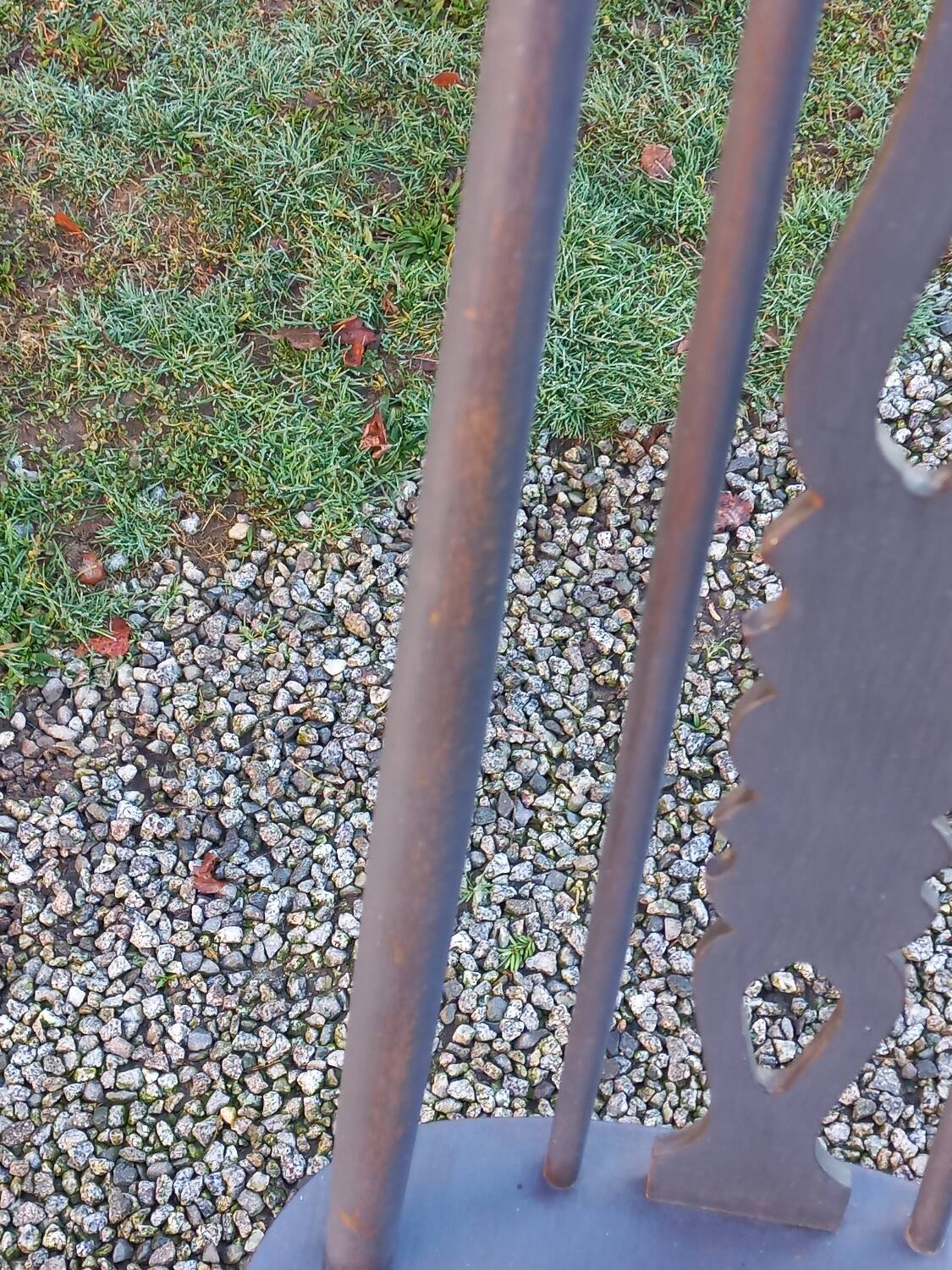 Scandinavian style chair from the 50s with gray patina