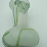 Glass paste vase. Signed JP Mateus 1996.