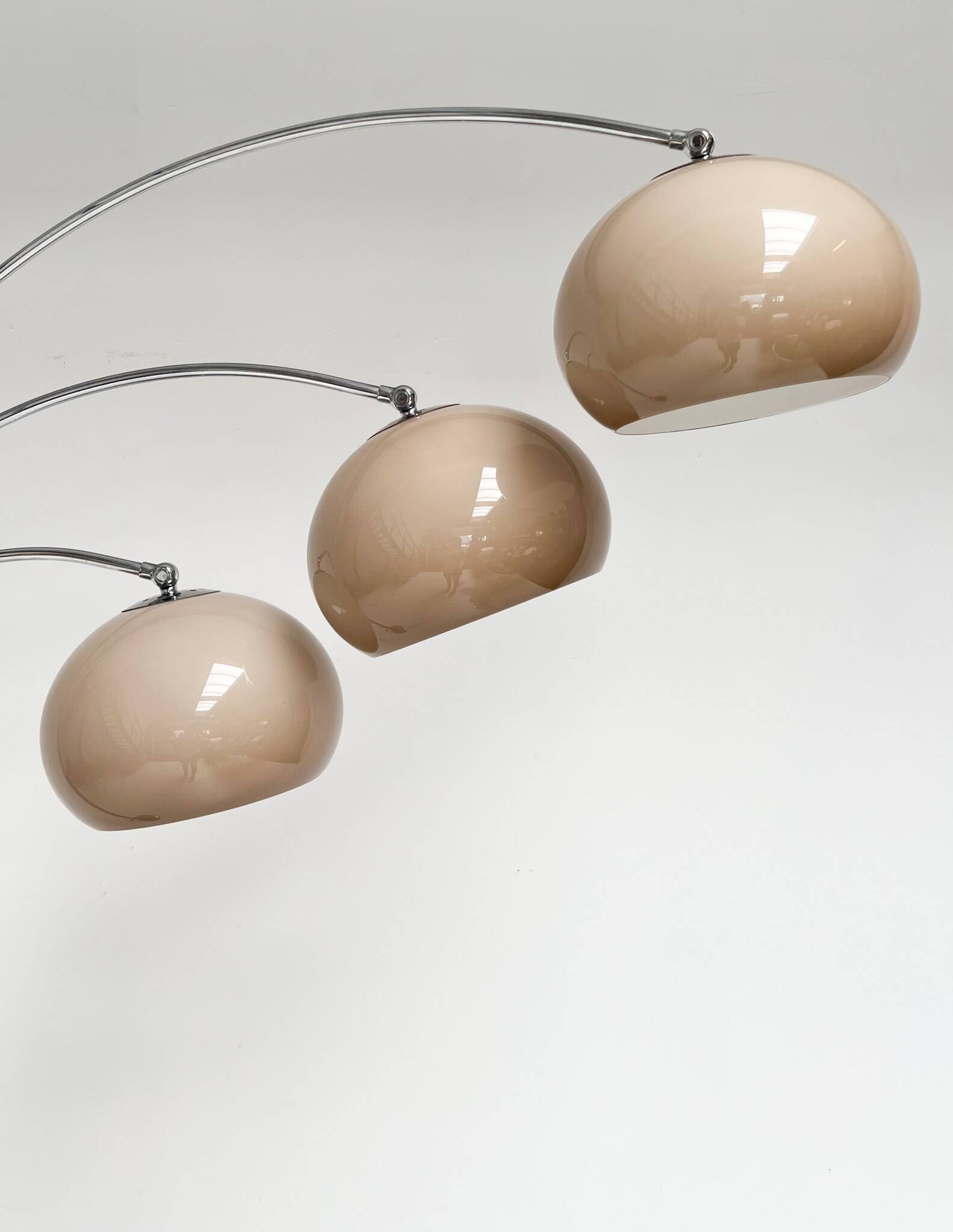 Space Age arc lamp by Dijkstra Lampen, 1970s
