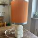 Art Deco marble bedside or living room lamp