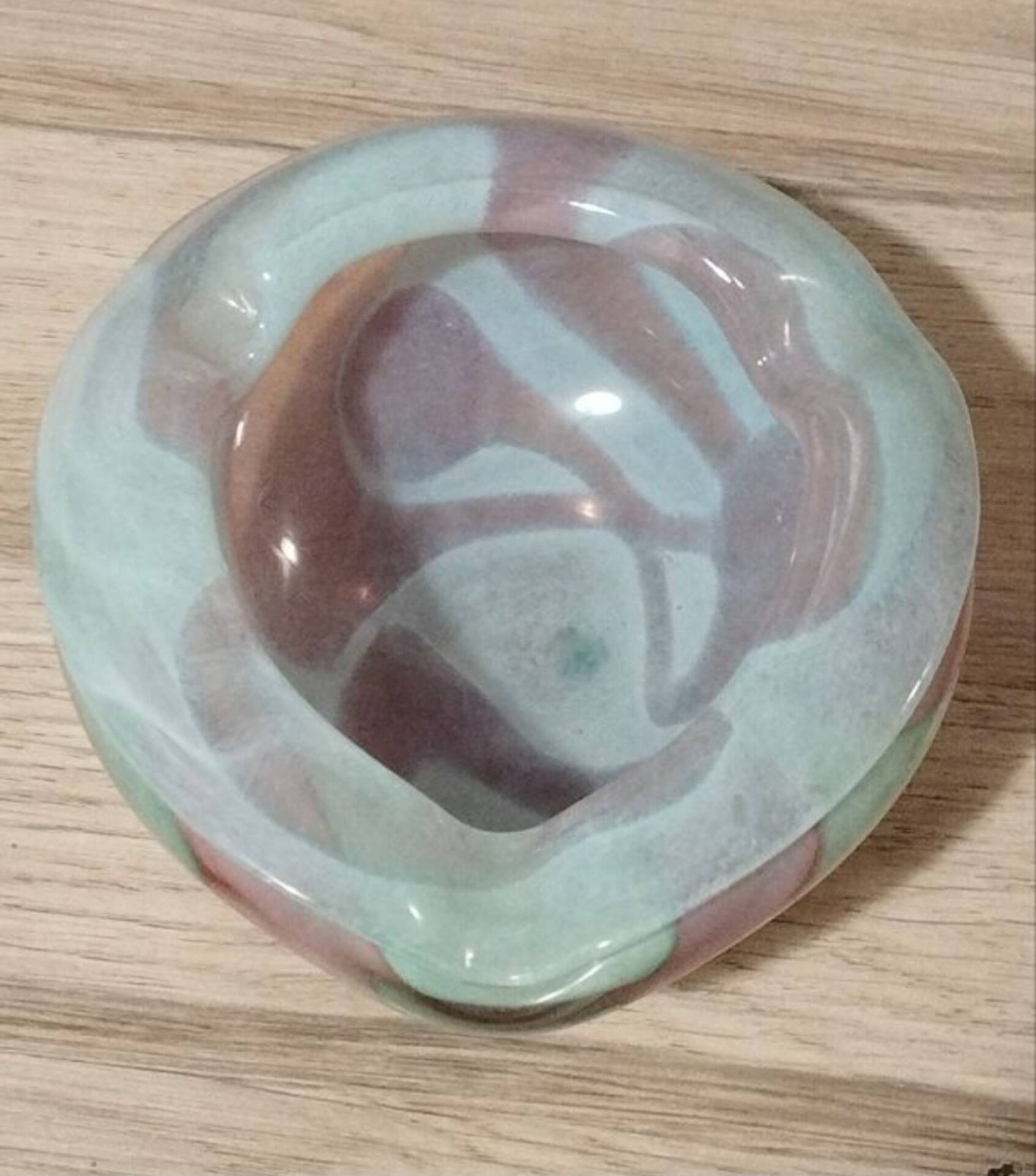 Blown glass catchall
