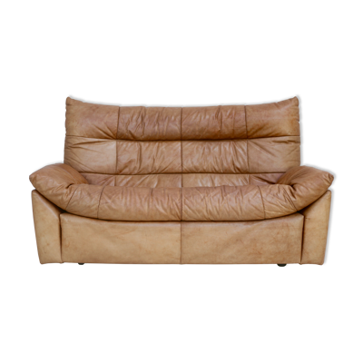 Canapé de Michel Ducaroy, cuir, 1978, modèle Dianthus, édité par Ligne Roset