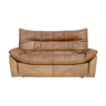 Sofa by Michel Ducaroy, leather, 1978. Model Dianthus. Edited by Ligne Roset.